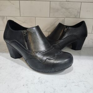 Dansko Nancy Leather heeled professional comfort shoes, size 10.5 EU 41